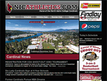 Tablet Screenshot of nicathletics.com